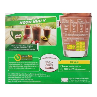 Milo hộp giấy 285g (date mới)