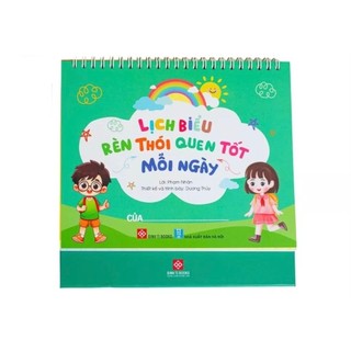 Sách - Lịch Biểu Cho Bé Rèn Luyện Thói Quen Tôt