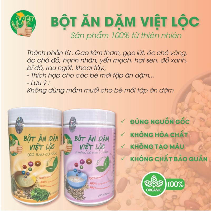 Bột Ăn Dặm Việt Lộc