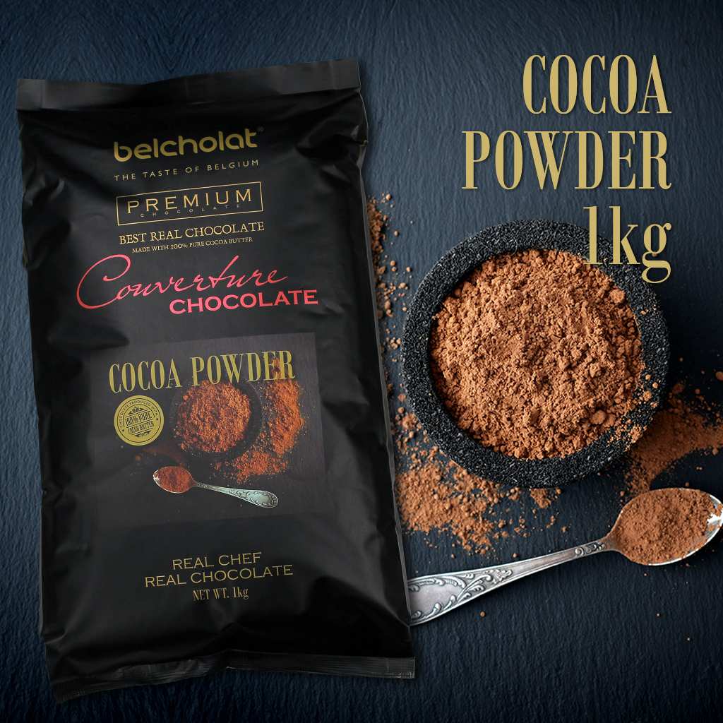  Bột Cacao Belcholat 100% nguyên chất không đường đậm vị chuyên dùng Khách sạn quán cà phê Nhà bánh 