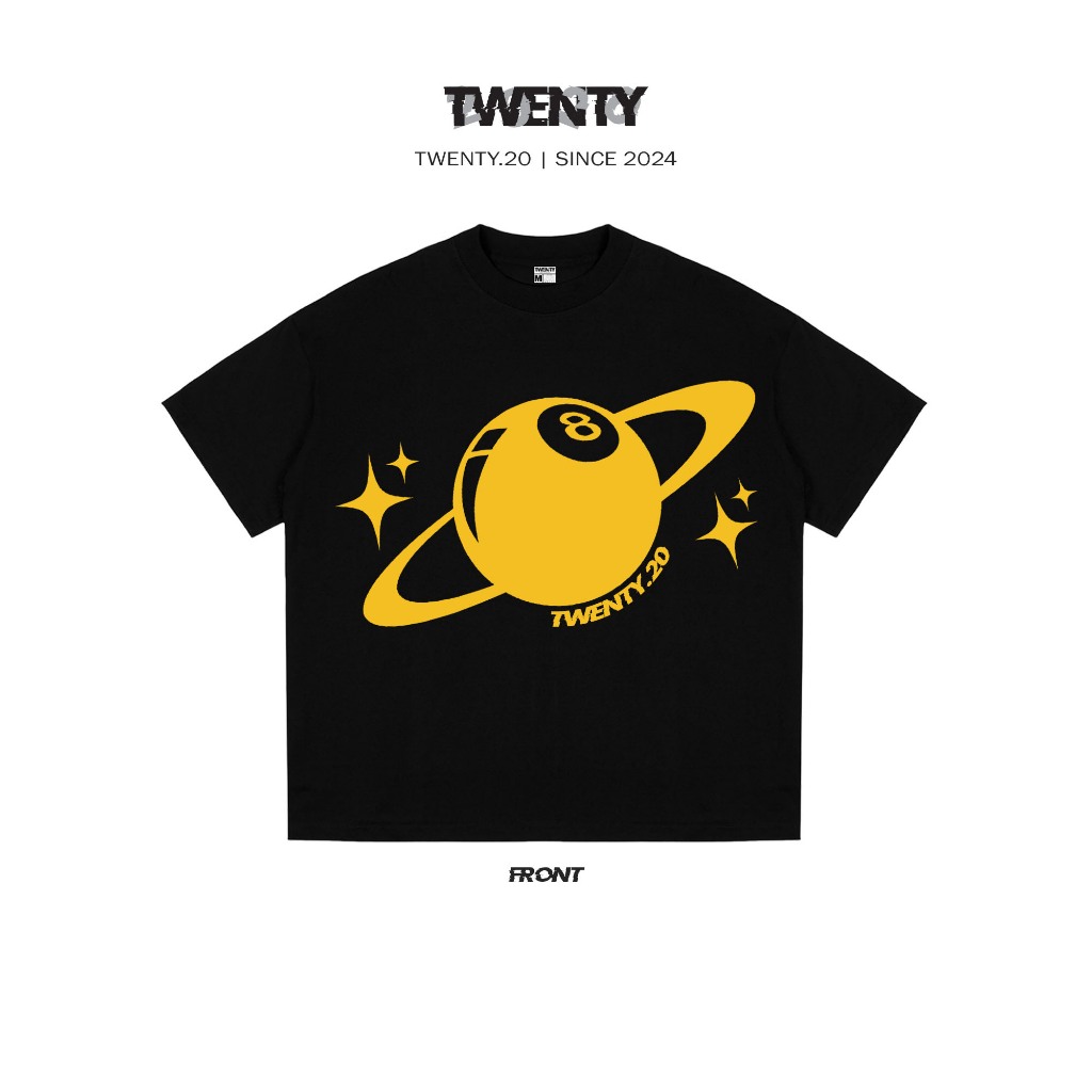 Áo Thun Boxy Twenty.2 - BALL NUMBER 8 - 100% Cotton - 280 GSM - TWENTY.20