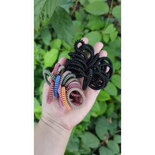 Dây cột tóc lò xo dây điện thoại nhiều kích cỡ màu sắc