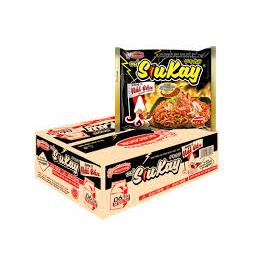Thùng 24 Gói Mì Tôm Siukay Acecook 128Gam – Mì Siêu Cay Cấp Độ Mạnh, Sợi Dai Ngon, Đậm Vị Xốt Ớt