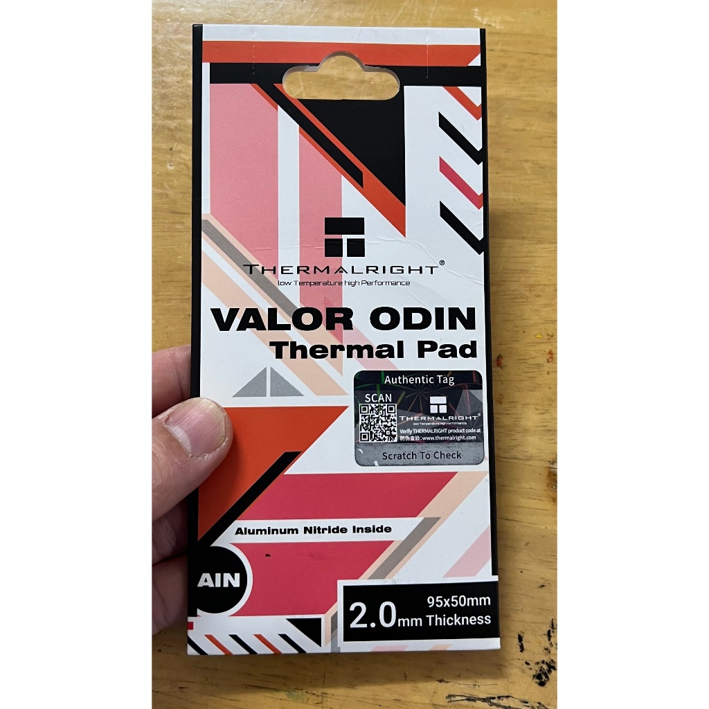 Miếng dán tản nhiệt ThermalRight VALOR ODIN Thermal Pad 15W/mk 95x50mm