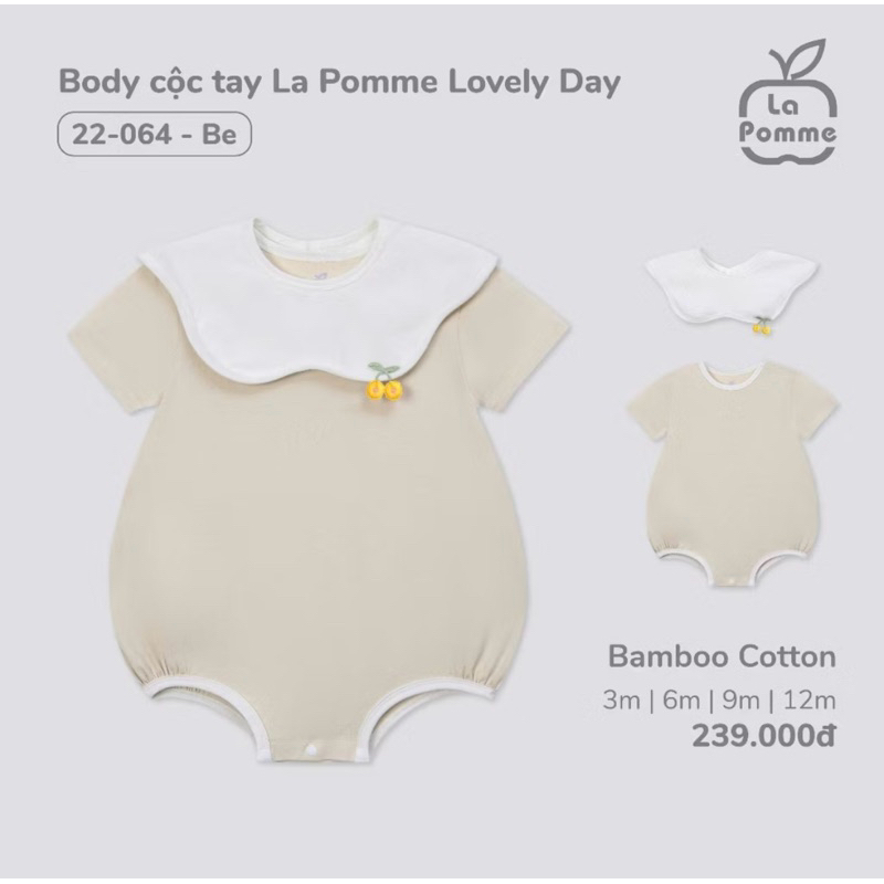 La Pomme / Body cộc La Pomme Lovely Day