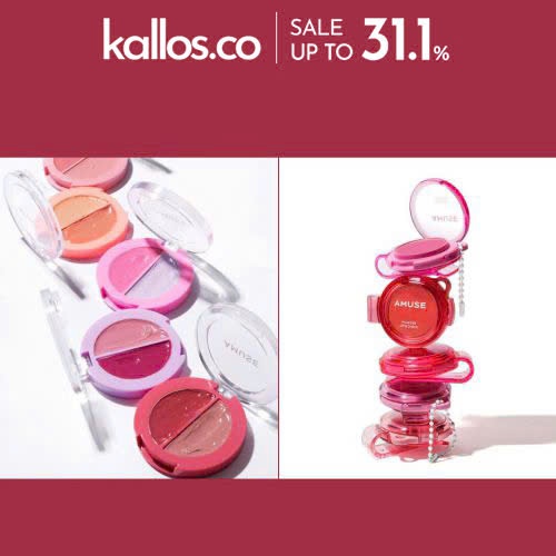 Má Hồng Amuse Powder Lip & Cheek, Lip Cheek Healthy Balm Jang Won Young - Kallos Vietnam