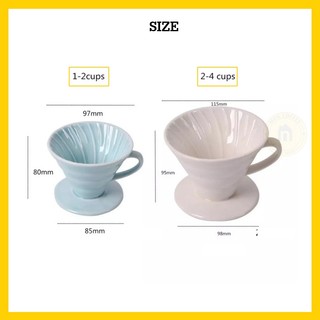 Phễu V60 Bằng Sứ (Pour Over)