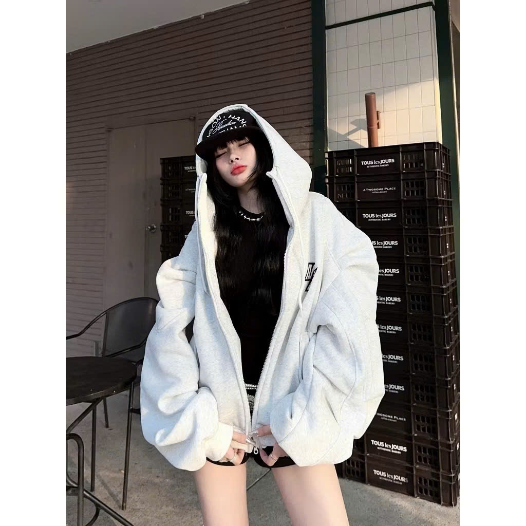 ÁO KHOÁC HOODIE ZÍP ,FROM CHUẨN NAM NỮ , MẪU MỚI SIÊU HÓT , HỌA TIẾT IN CHỮ NK