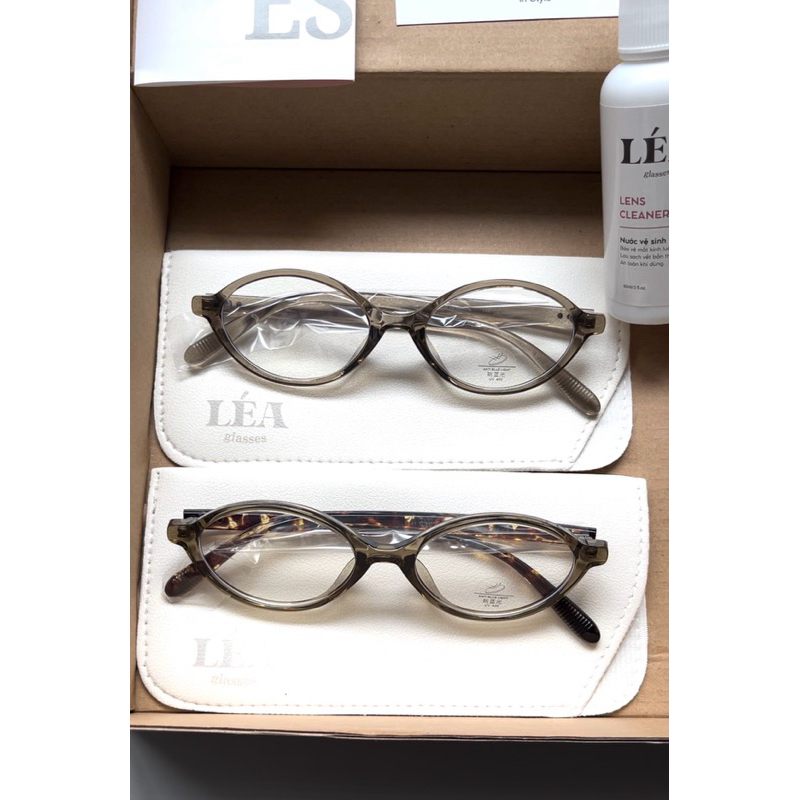 Kính mắt Oval [Lắp Được Cận] HARRI - LÉAGLASSES chất liệu nhựa cao cấp Y2K Bayonetta | BigBuy360 - bigbuy360.vn