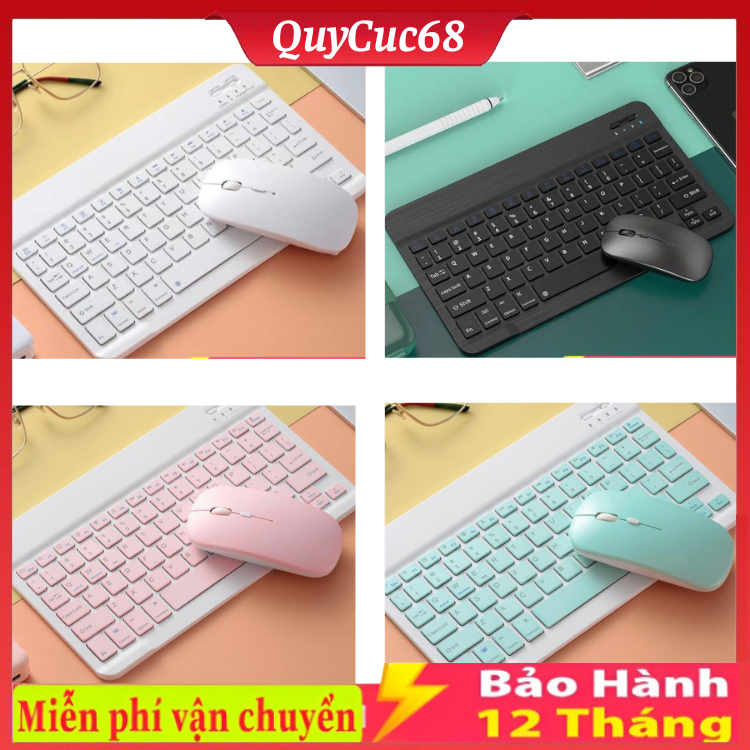 Bộ bàn phím chuột không dây bluetooth 10 Inch