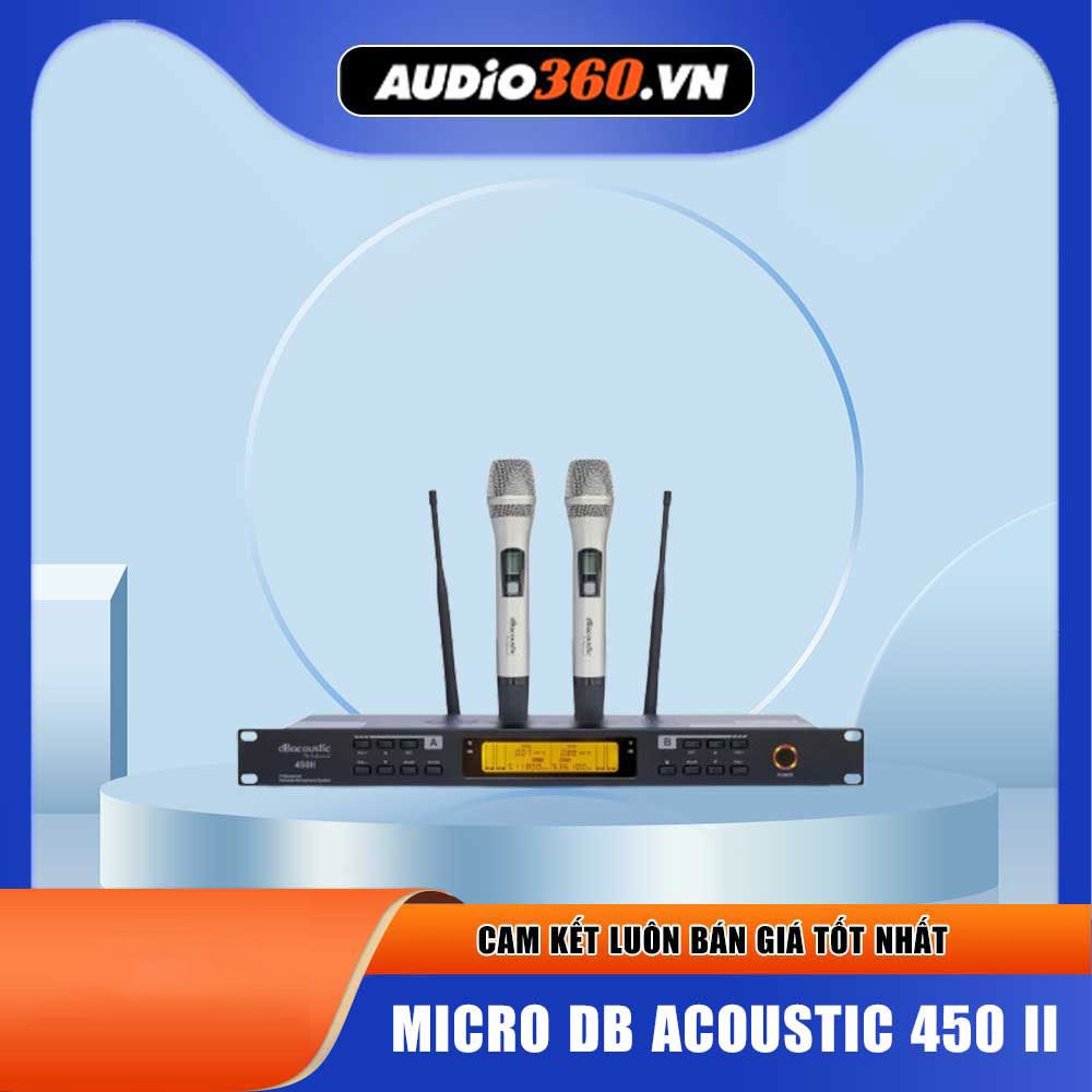 Micro không dây dBAcoustic 450 II - Hát siêu nhẹ, tiếng sáng, có tự ngắt - Hàng Chính Hãng