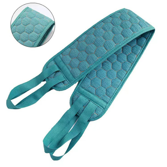 Khăn tắm tẩy tế bào da toàn thân cao cấp bông polyester - Màu ngẫu nhiên