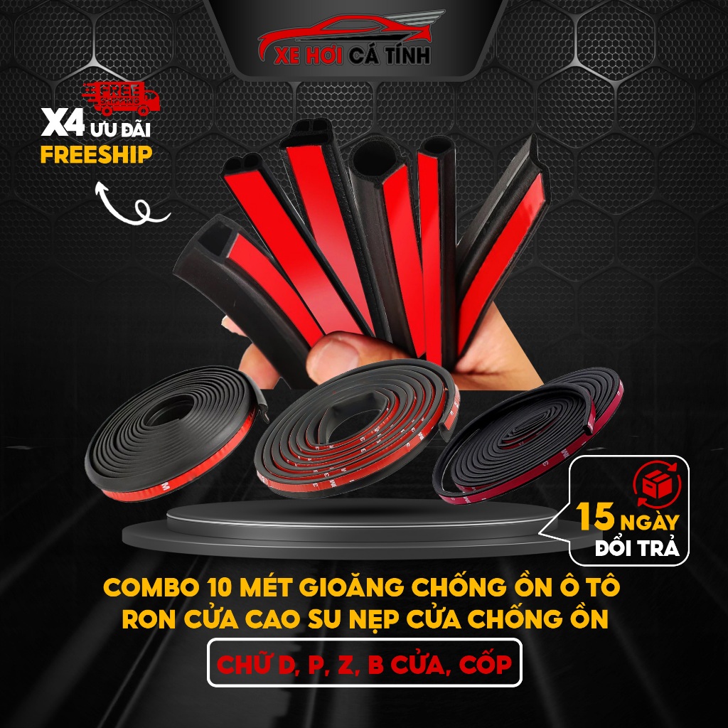 GIOĂNG CAO SU CHỮ B, D, P, Z,T Cột B DÁN CỬA XE HƠI, Ô TÔ. Tổng hợp các loại gioăng chống ông