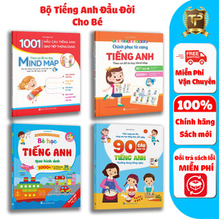 Sách - Tiếng Anh Cho Bé Học Từ Vựng,Hình Ảnh và Sơ Đồ Tư Duy,Giao Tiếp Qua Âm Thanh.
