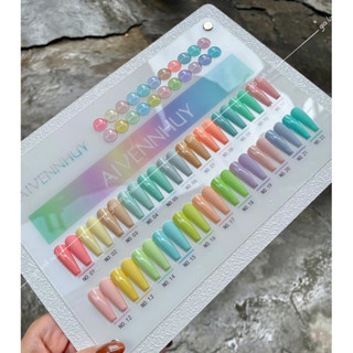 Set sơn gel Pastel Aivennhuy 22 chai 15ml (kèm bảng màu)