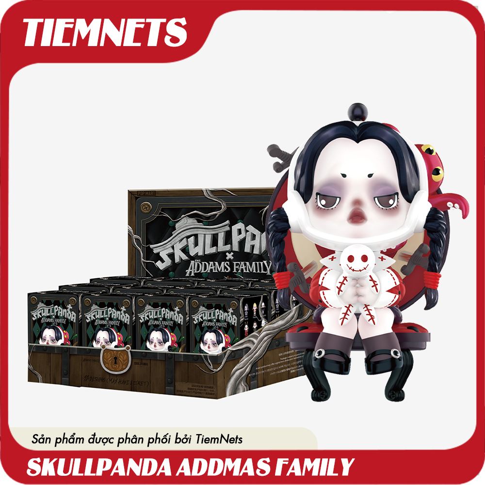 MÔ HÌNH BLIND BOX SKULLPANDA THE ADDAMS FAMILY