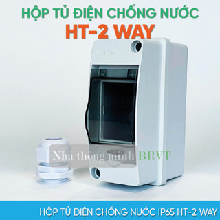 Tủ điện chống nước IP65 HT-2 WAY nhựa cao cấp ABS chống chịu va đập và thời tiết khắc nghiệt (HT Series)
