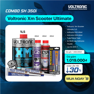  Combo dầu nhớt dành cho Sh350i Voltronic Xm Scooter Ultimate gồm nhớt lap nhớt máy và phụ gia nhớt và lọc nhớt kn204-1 
