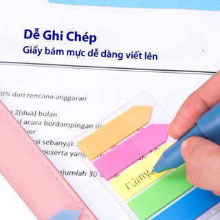 Note phân trang nhựa 5 màu, Note mũi tên nhựa, Note phân trang