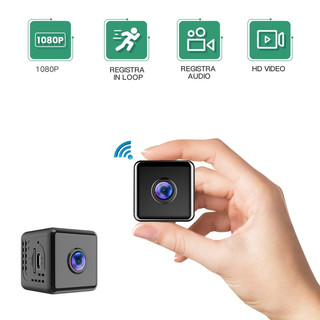 Camera Mini Ip Hd 1080P Máy Quay Video Giám Sát An Ninh Phát Hiện Chuyển Động Quan Sát Ban Đêm Điều Khiển Từ Xa W10