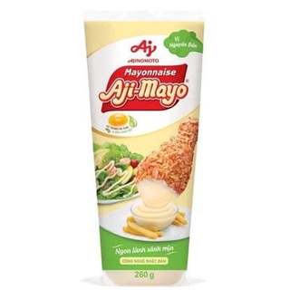 XỐT MAYONNAISE AJI-MAYO 130G/ 260G Phù Hợp Làm Nước Sốt, Tăng Hương Vị Cho Các Món Ăn