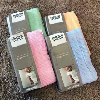 Chăn lưới mamas papas xuất Anh xịn đẹp khổ Rộng, chăn lưới cho bé