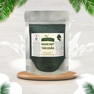  Bột tảo xoắn nguyên chất đắp mặt giúp trắng da chống lão hóa giảm mụn mờ thâm sạm nám 