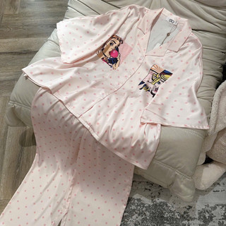 [Sẵn] Bộ ngủ lụa cánh rơi cộc tay quần dài hot hit chuẩn qccc