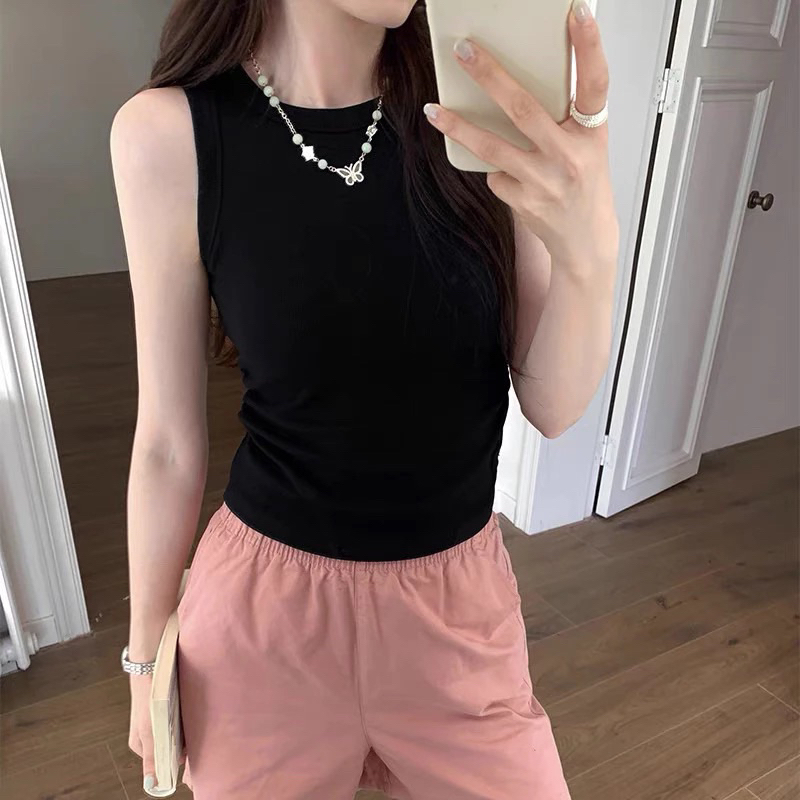 Áo Ba Lỗ Nữ Cotton Mịn Mát LENOGI, Áo 2 Dây Nữ Bản To, TankTop Nữ Phù Hợp Đi Tập Đi Chơi M681 | BigBuy360 - bigbuy360.vn