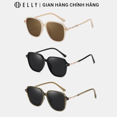 Kính mắt nữ ELLY EK161 gọng TR90 tròng phân cực TAC chống tia UV400 chống chói thời trang cao cấp