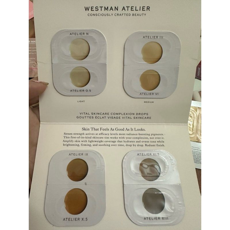 (Mẫu thử) Kem Nền Dưỡng Da Westman Atelier 8 ô