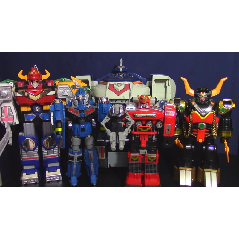 Mô hình Robo DX Gattai Seijuu Sentai Gingaman 1998 Power Rangers Lost Galaxy Megazord [NGUYÊN SET]