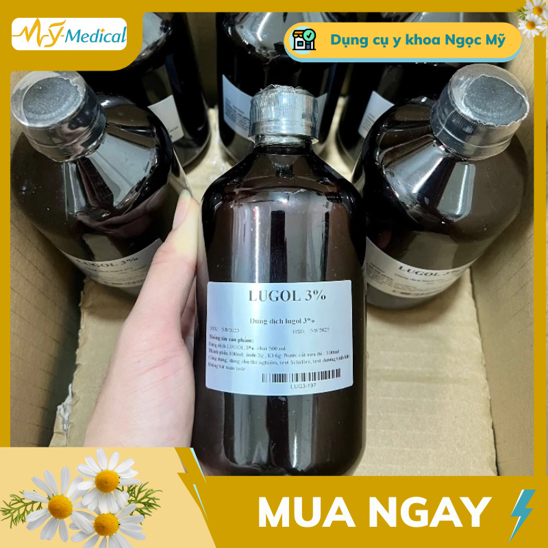 Dung Dịch LuGol Chai 500ml  (3%/ 1%)
