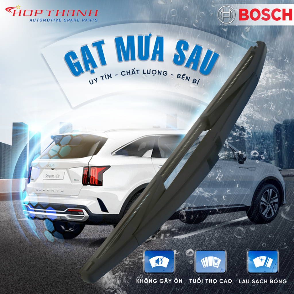 Gạt mưa sau xe Châu Á BOSCH chính hãng