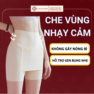Quần bảo hộ Callalady chống lộ chất đúc su không đường may quần mặc váy không cuộn cạp cao gen bụng