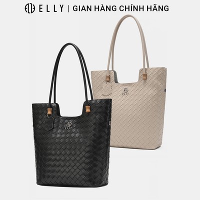 Túi xách nữ da thật ELLY ET195 túi xách tay đeo vai cao cấp chính hãng