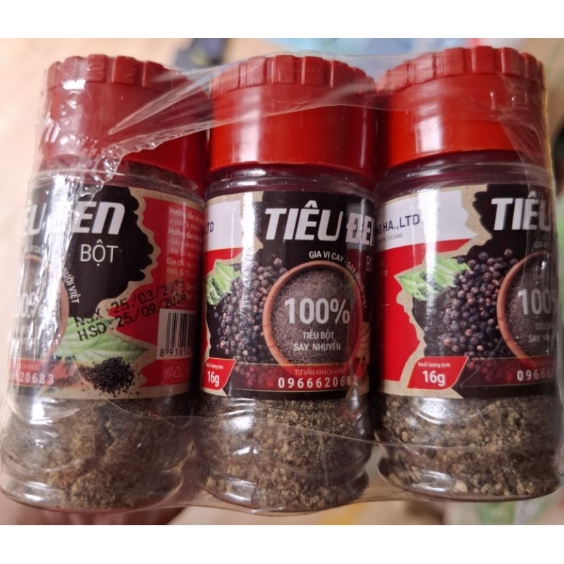 hạt tiêu xay cao cấp lọ 18g