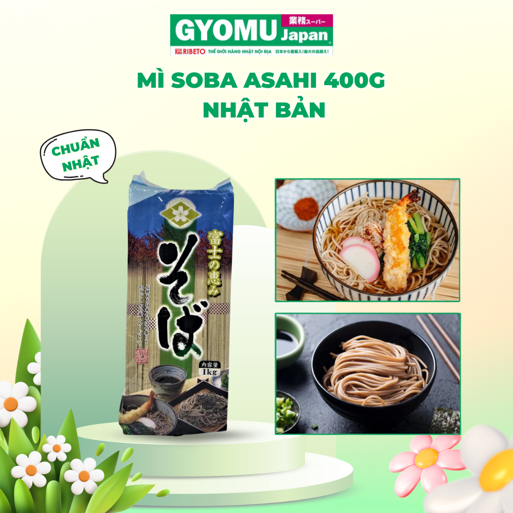 Mì Soba Asahi nhật bản, mì soba ăn liền nhật bản - Gyomu Japan