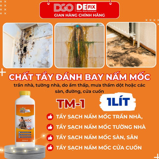 [LOẠI MẠNH] Dung dịch tẩy mốc tường nhà, trần nhà - Tẩy sạch các vết mốc cứng đầu lâu ngày - 1 Lít