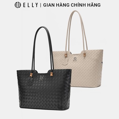 Túi xách nữ da thật ELLY ET197 túi xách tay đeo vai cao cấp chính hãng