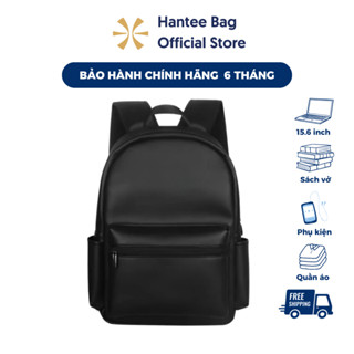 Balo Da Pu Thời Trang Nam Nữ Chống Nước Có Ngăn Bí Mật Đựng Laptop 15,6 Inch BL031