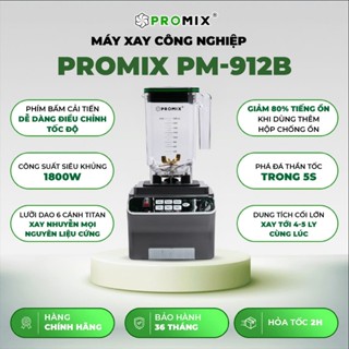 Máy xay sinh tố công nghiệp Promix PM 912B - Bảo hành 36 tháng