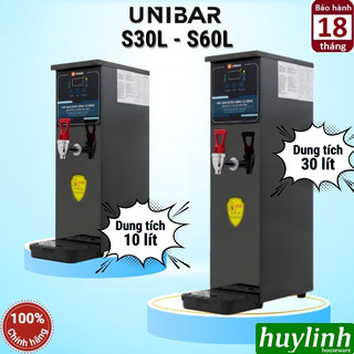  Máy - Cây đun nước nóng tự động Unibar UB-S30L  10 lít  - UB-S60L  30 lít  - dùng cho quán cà phê nhà hàng khách sạn 