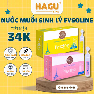 Nước muối sinh lý Fysoline Pháp - Vệ sinh mắt, mũi, miệng