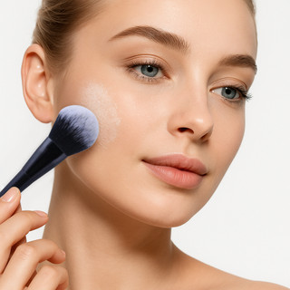Cọ Phủ Phấn Trang Điểm – Lông Mềm Mịn, Tán Phấn Không Mốc Nền
