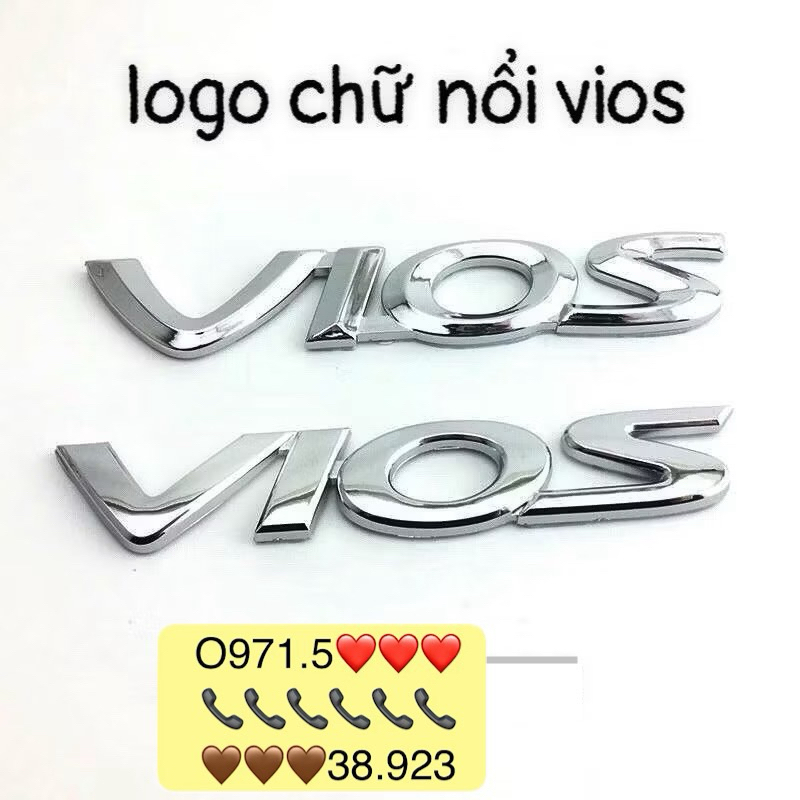 tem dán đuôi xe toyota vios