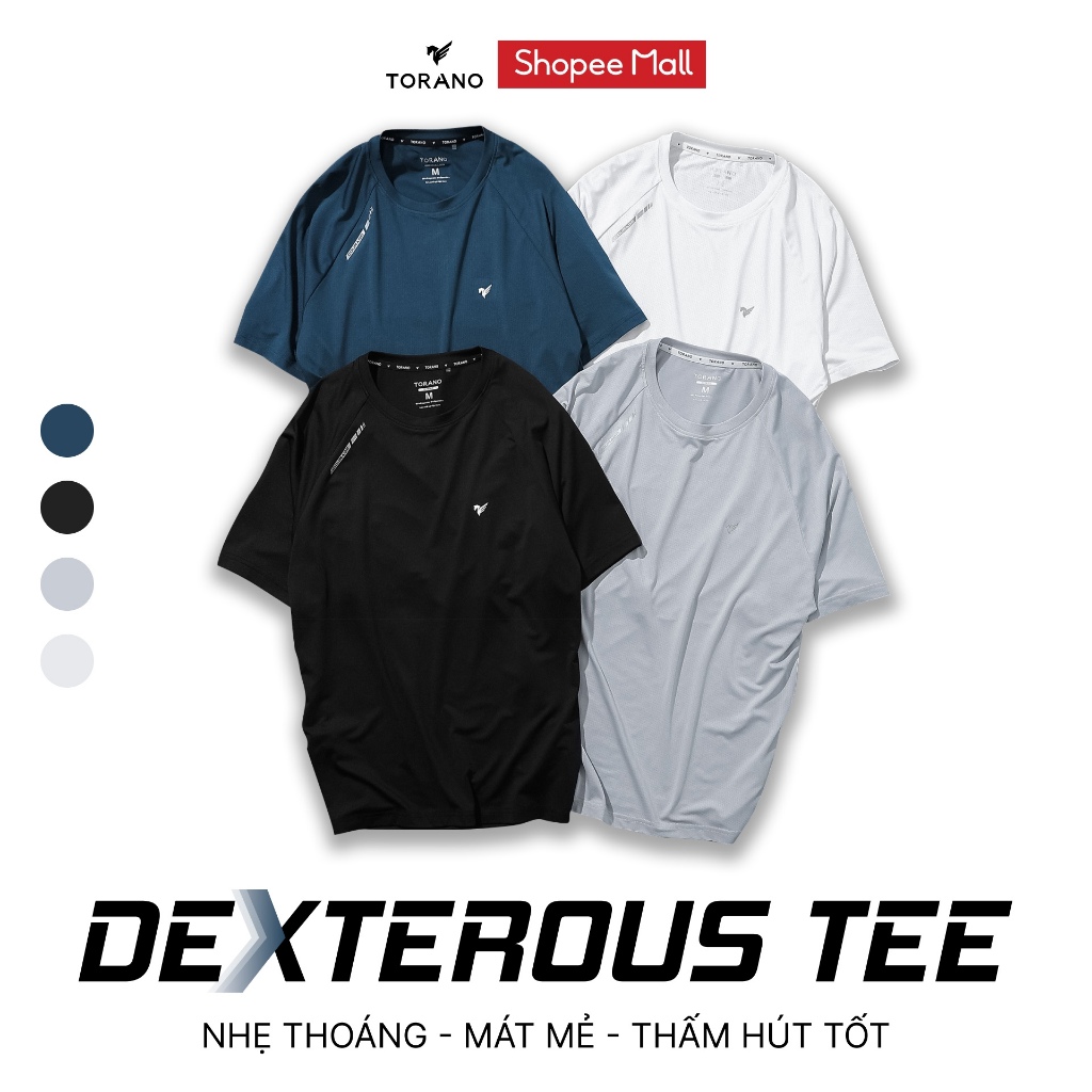 Áo thun nam TORANO MASTER TEE trơn in phản quang, co giãn thoải mái, thấm hút mồ hôi siêu thoáng khí GSTS017 - GSTS018 | BigBuy360 - bigbuy360.vn