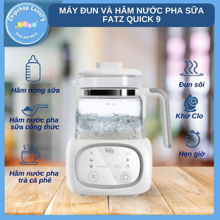 Máy đun và hâm nước pha sữa quick 9 1.2L bảo hành chính hãng fatzbaby 12 tháng chipchop luxury