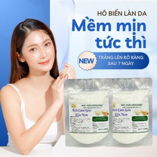 [quà thìa + dâu sữa] 100gr Bột Cám Gạo Sữa Non Nguyên Chất - Mặt Nạ Đắp Mặt & Body Giúp Dưỡng Trắng,Dưỡng Ẩm