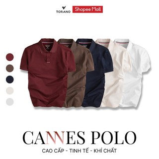  Áo polo nam TORANO CANNES POLO trơn logo ngực Chống Nhăn Thoáng Khí Thiết Kế Trẻ Trung GSTP066 